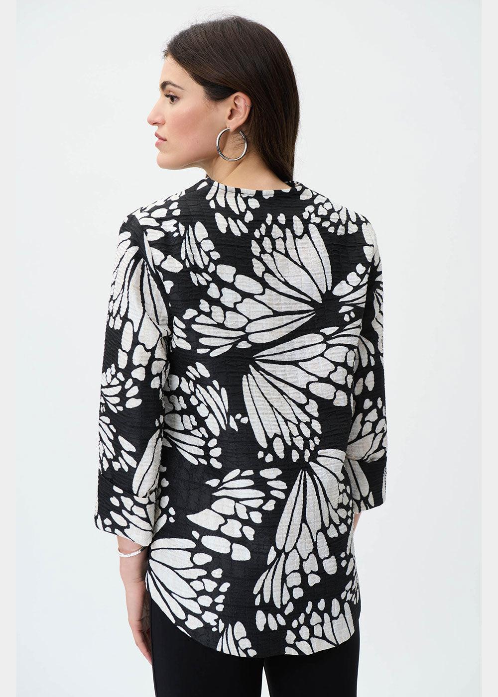 Joseph Ribkoff Abstract Print Jacket - Justina Clothing