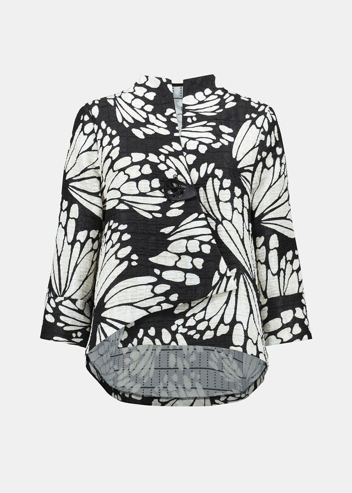 Joseph Ribkoff Abstract Print Jacket - Justina Clothing