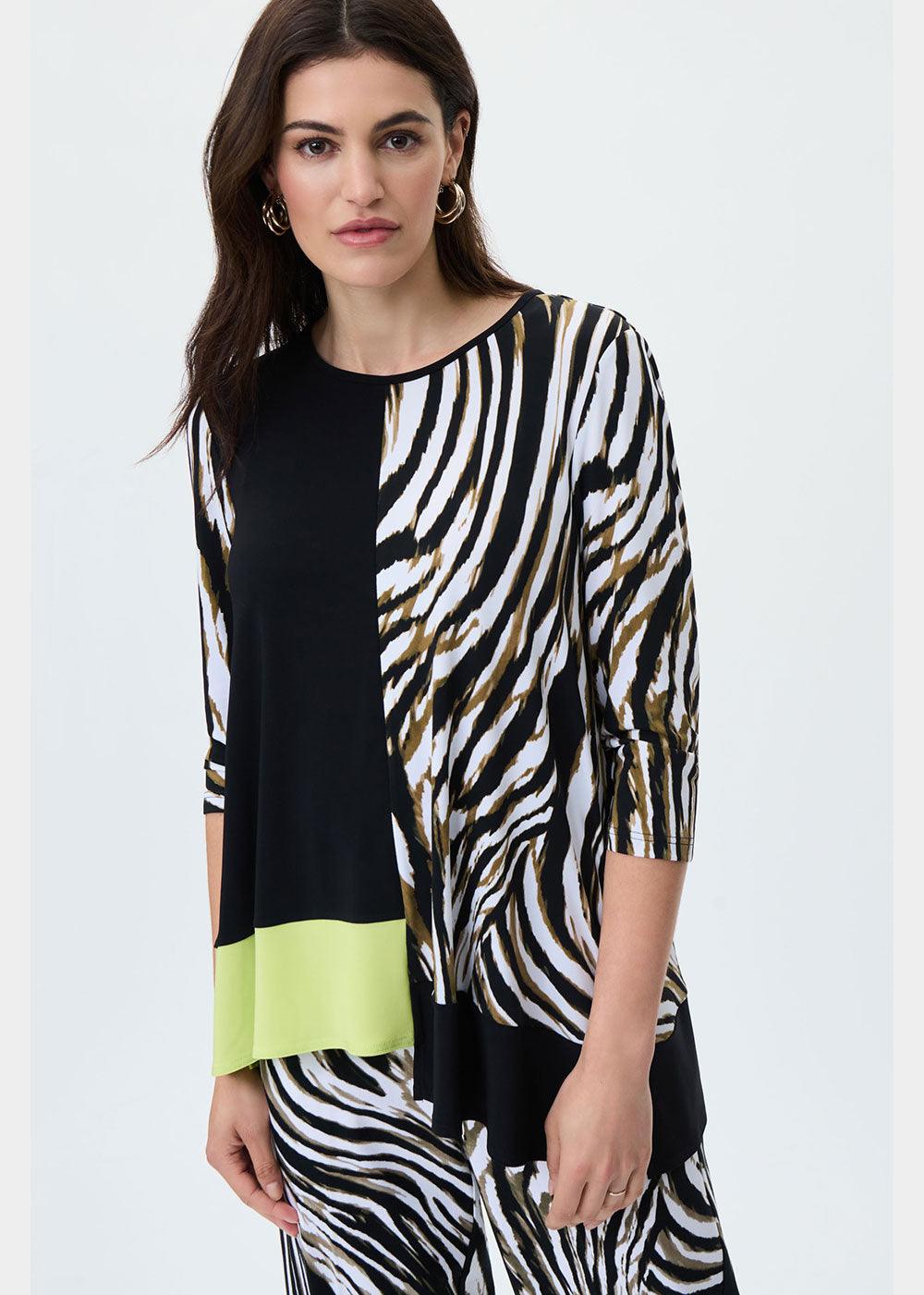 Joseph Ribkoff Animal Print Top - Justina Clothing