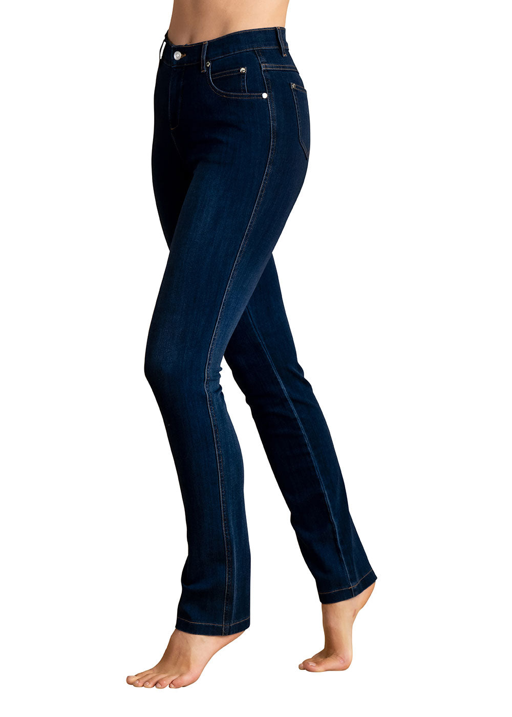 Marble Slim Straight Leg Jeans