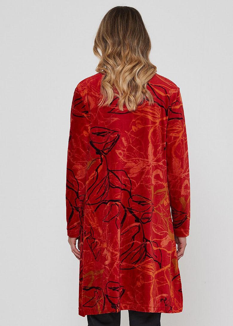 Adini Velvet Valerie Coat - Justina Clothing