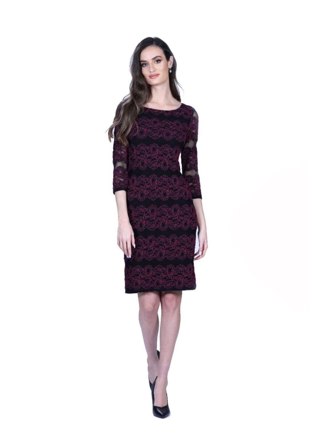 Allison Lace Dress - Justina Clothing