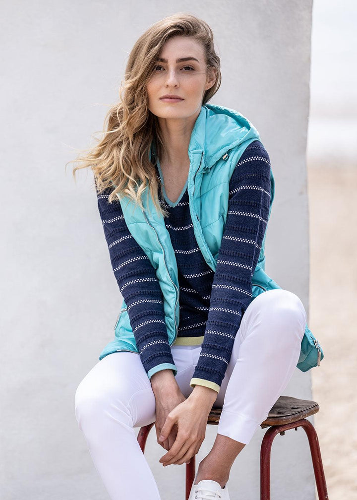 Marble 2 in 1 Quilted Jacket - Justina Clothing