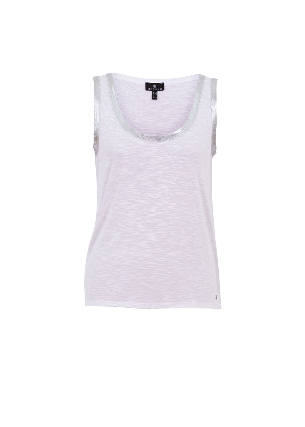 Marble Cami with Silver