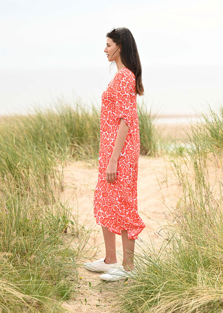 Marble Print Dress