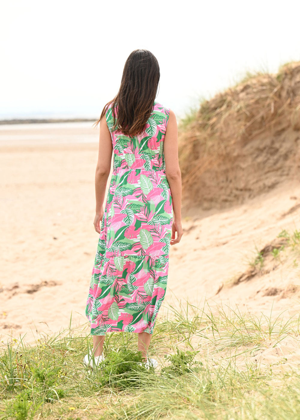 Marble Leaf Dress