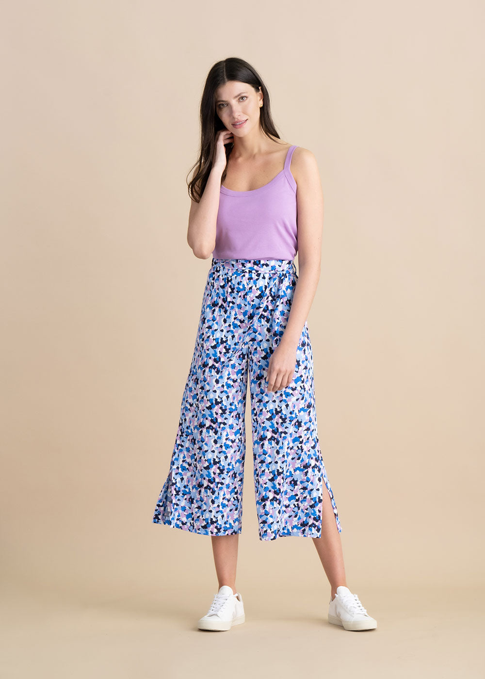 Marble Patterned Culottes