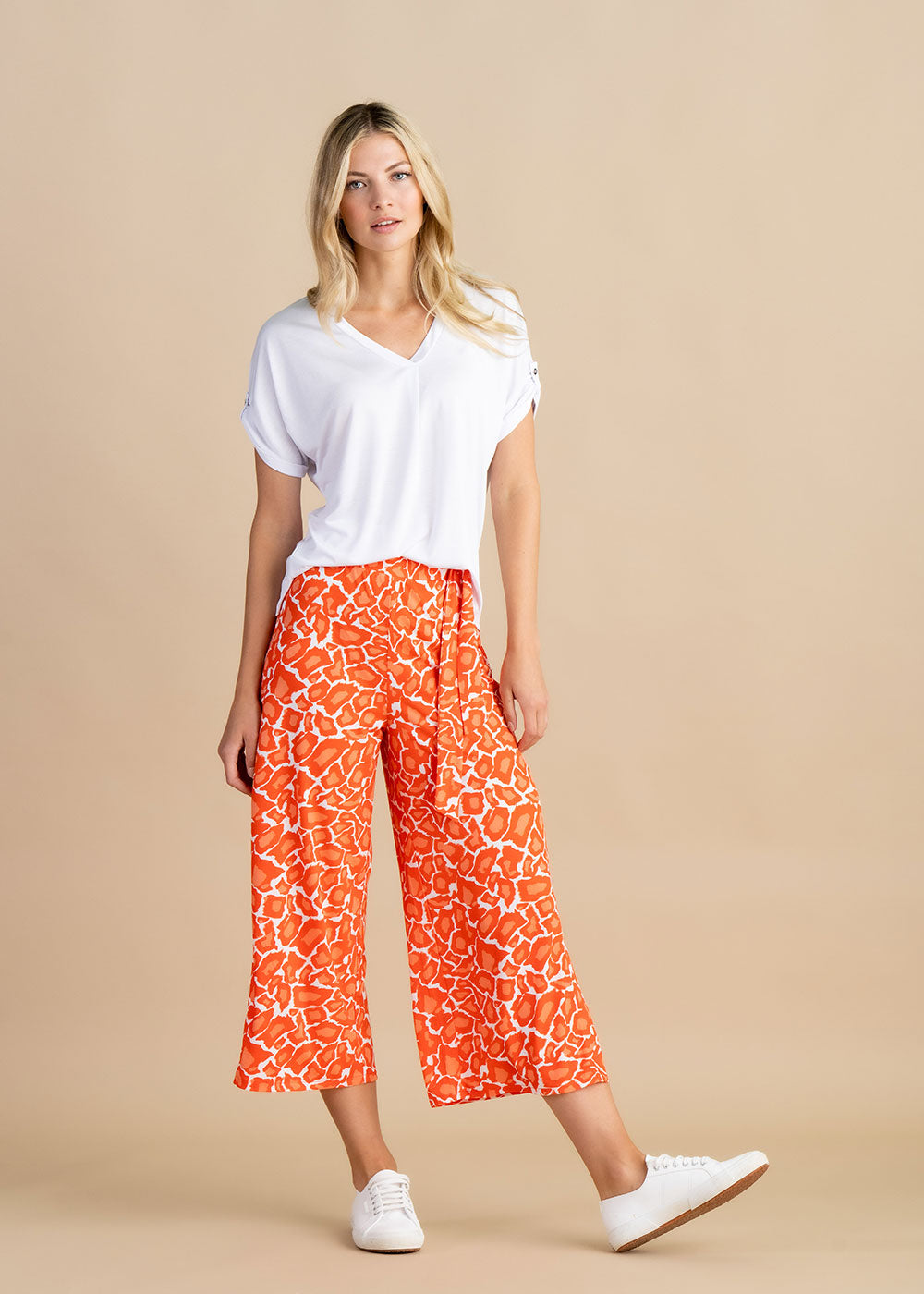 Marble Print Culottes