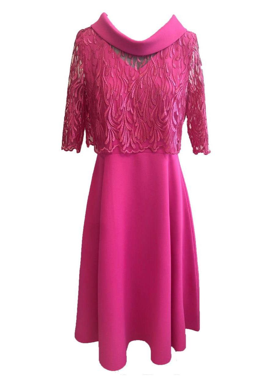 Lizabella Lace Top Dress - Justina Clothing
