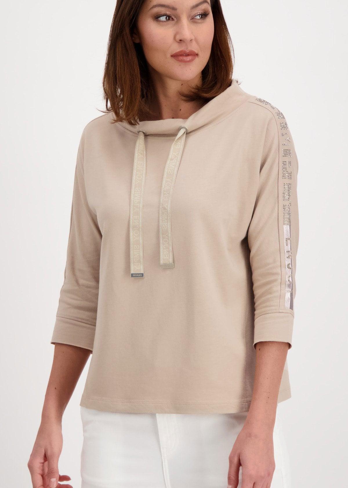 Monari Sparkle Sleeve Top Justina Clothing