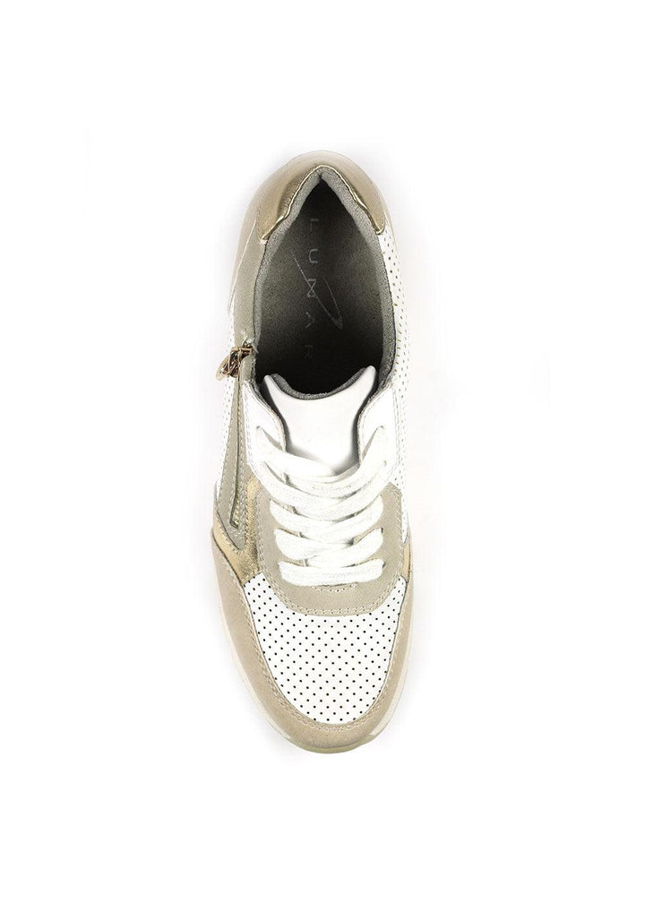 Lunar Verona White Trainer - Justina Clothing