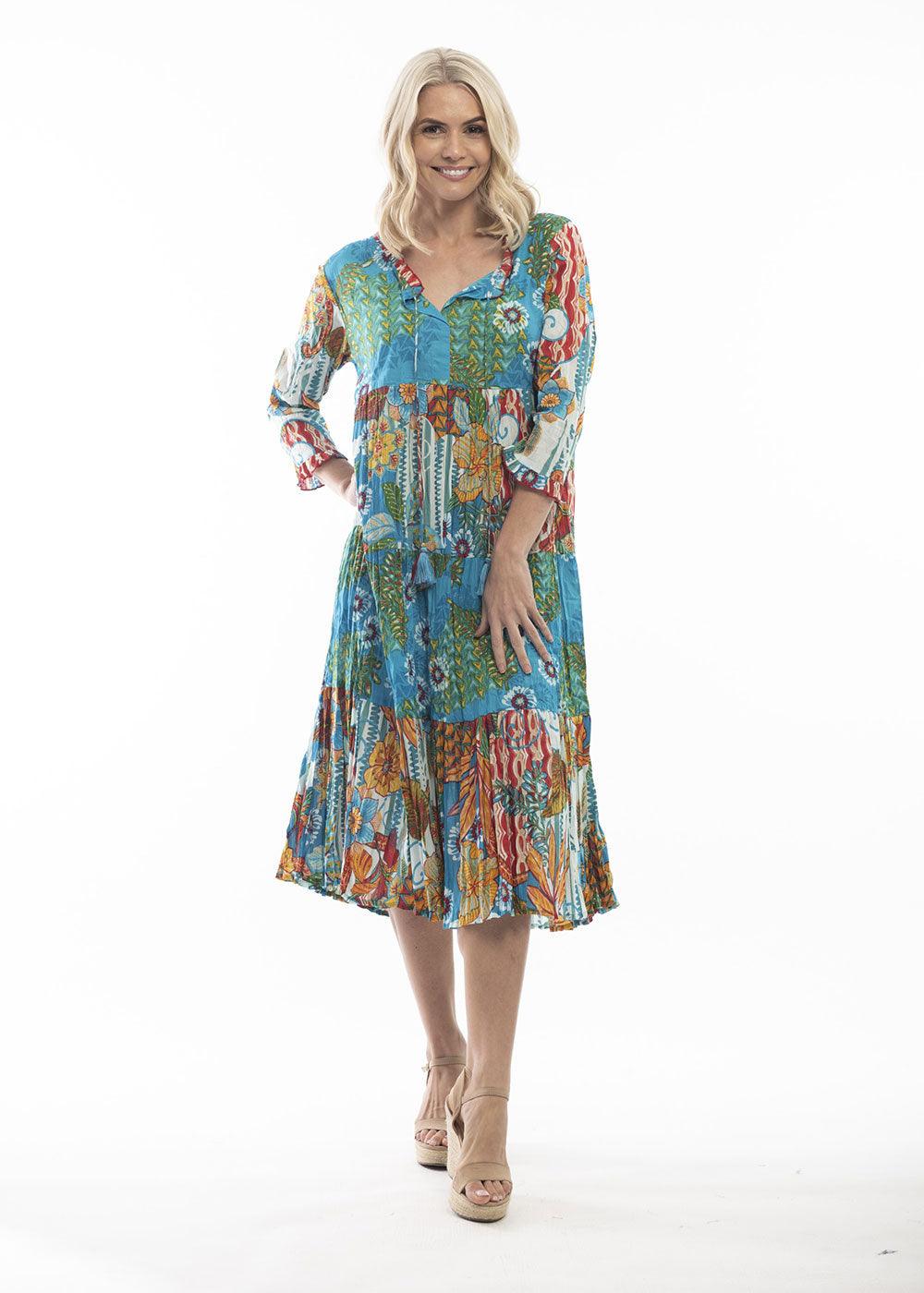 Orientique MarsaxLokk Dress - Justina Clothing